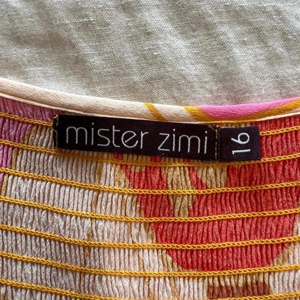 Mister Zimi Summer Cecile Maxi Dress in Tahiti Print Size 16 - Picture 7 of 12